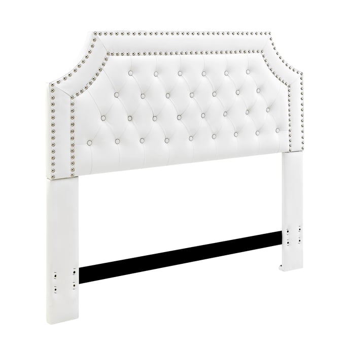 Chic Home Malone White Upholstered Button Tufted Twin Headboard CHIC-FHB9660-CE