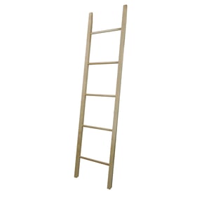 Casual Home Natural Maple Decorative Ladder