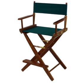 Casual Home Oak Hunter Green Extra Wide Premium 24 Inch Directors Chair