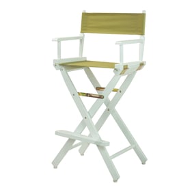 Casual Home White Olive Canvas 30 Inch Directors Chair