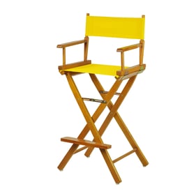 Casual Home Honey Oak Gold Canvas 30 Inch Directors Chair