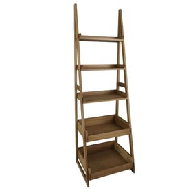 Casual Home Alpine Gray Wood Ladder Bookcase