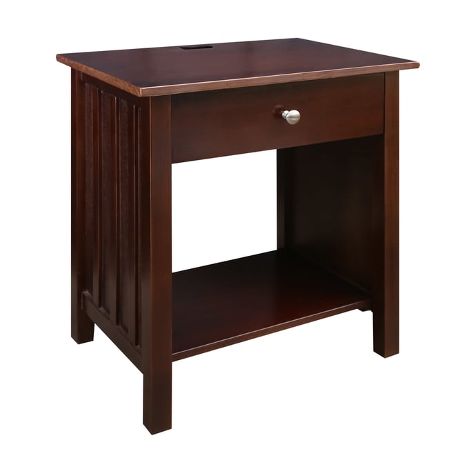 Casual Home Vanderbilt Espresso Solid Wood Night Stand CHOM-360-23