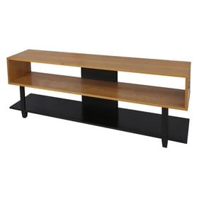 Casual Home Creek Natural Cherry Black TV Stand