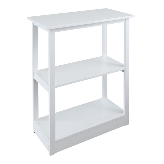 Casual Home Adams White 3 Shelves Bookcase CHOM-615-41