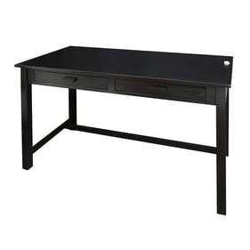 Casual Home Jefferson Black Solid Wood Work Desk