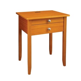 Casual Home Lucia Honey Oak Wood Night Stand