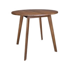 Casual Home Walnut Round Dining Table