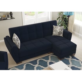 Casamode Ottomanson Armada Air Dark Blue Convertible Chaise Lounge