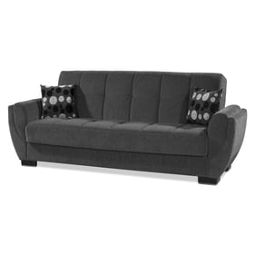 Casamode Ottomanson Armada Air Grey Convertible Sofabed with Storage