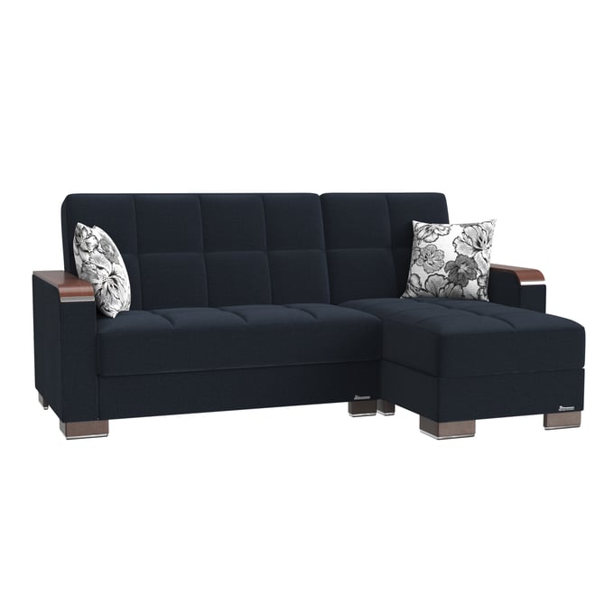 Casamode Ottomanson Armada X Dark Blue Convertible Chaise Lounge CMD-ARM-W-CL-311