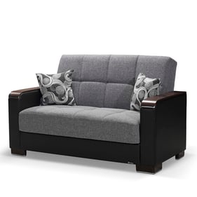 Casamode Armada X Gray Black Storage Loveseat