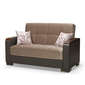 Casamode Armada X Sand Brown Storage Loveseat