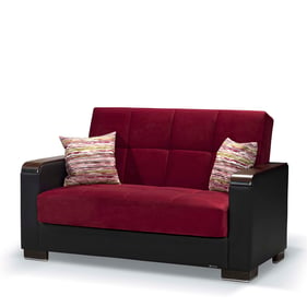 Casamode Armada X Burgundy Storage Loveseat