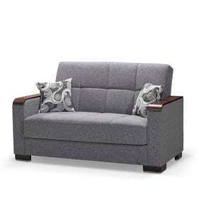 Casamode Armada X Gray Storage Loveseat