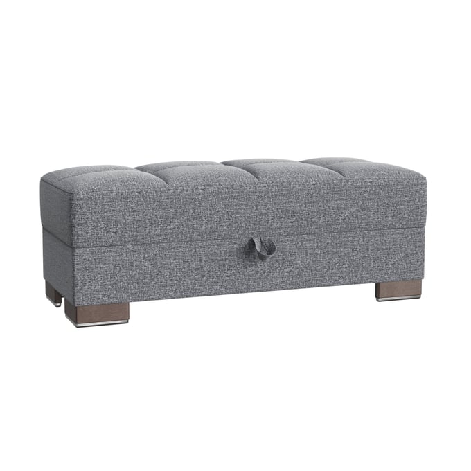 Casamode Ottomanson Armada X Grey Convertible Storage Ottoman CMD-ARM-W-O-313