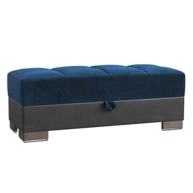 Casamode Ottomanson Armada X Turquoise Storage Convertible Ottoman