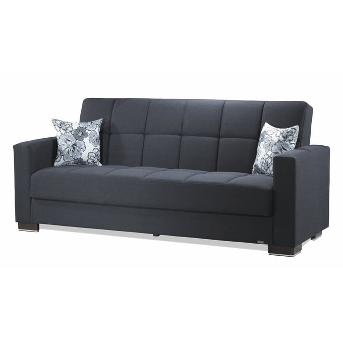 Casamode Armada Denim Dark Blue Fabric Sofa CMD-ARM-SB-11