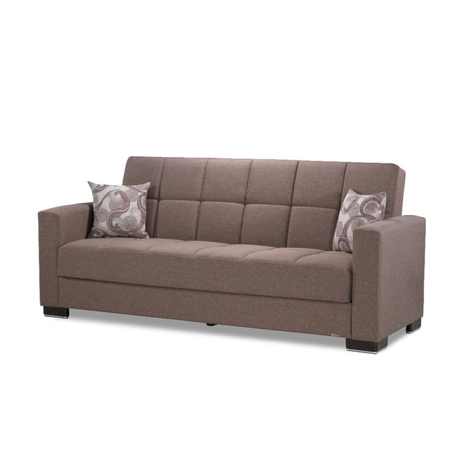 Casamode Armada Brown Chenille Convertible Storage Sofabed CMD-ARM-SB-12