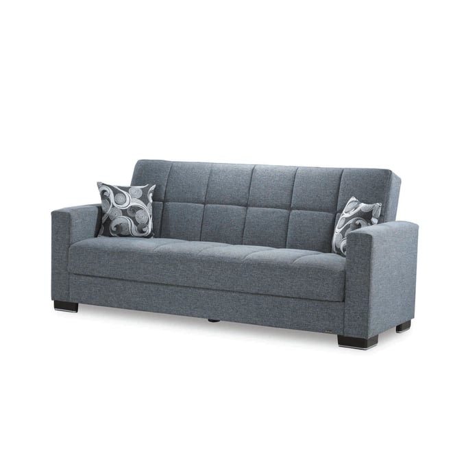 Casamode Armada Gray Chenille Convertible Storage Sofabed CMD-ARM-SB-13