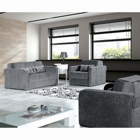 Casamode Ottomanson Ferra Fashion Grey 3pc Living Room Set