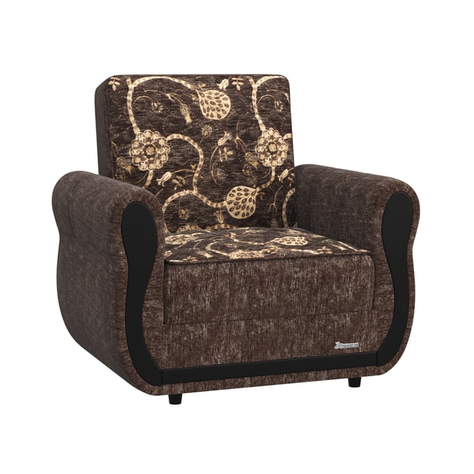 Casamode Ottomanson Havana Grey Convertible Armchair with Storage CMD-HVN-GY-AC