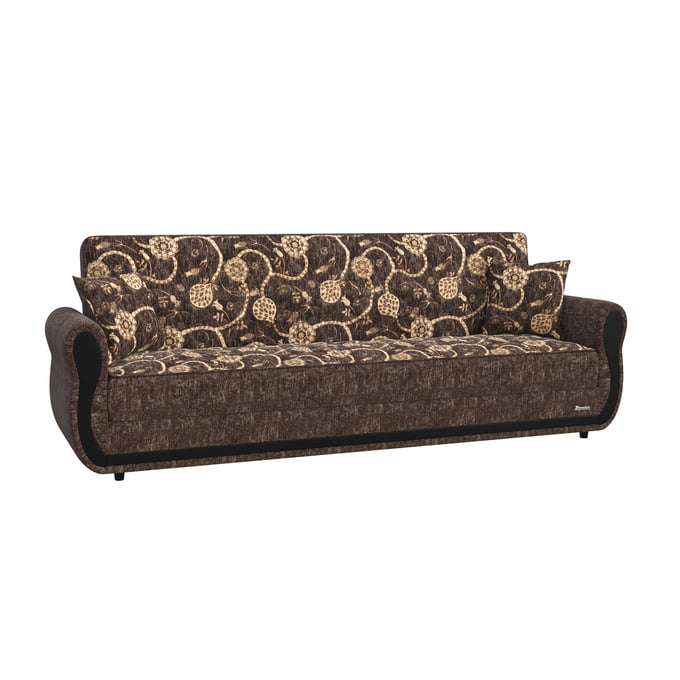 Casamode Ottomanson Havana Grey Convertible Sofabed with Storage CMD-HVN-GY-SB