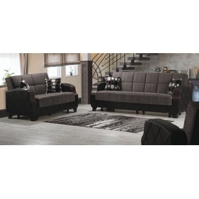 Casamode Ottomanson Molina Grey 3pc Living Room Set