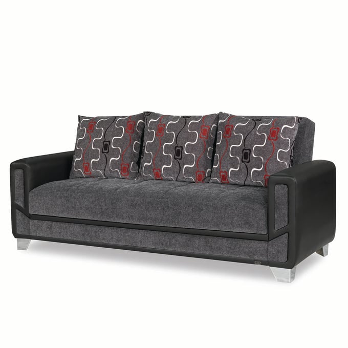 Casamode Ottomanson Mondo Modern Grey Convertible Storage Sofabed CMD-MON-SB-GY