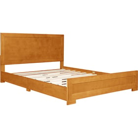 Camden Isle Oxford Oak Queen Platform Bed