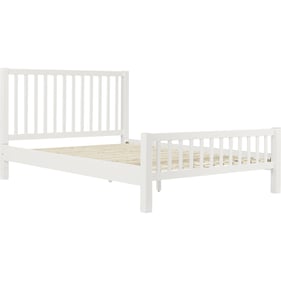 Camden Isle Hampton White Queen Platform Bed