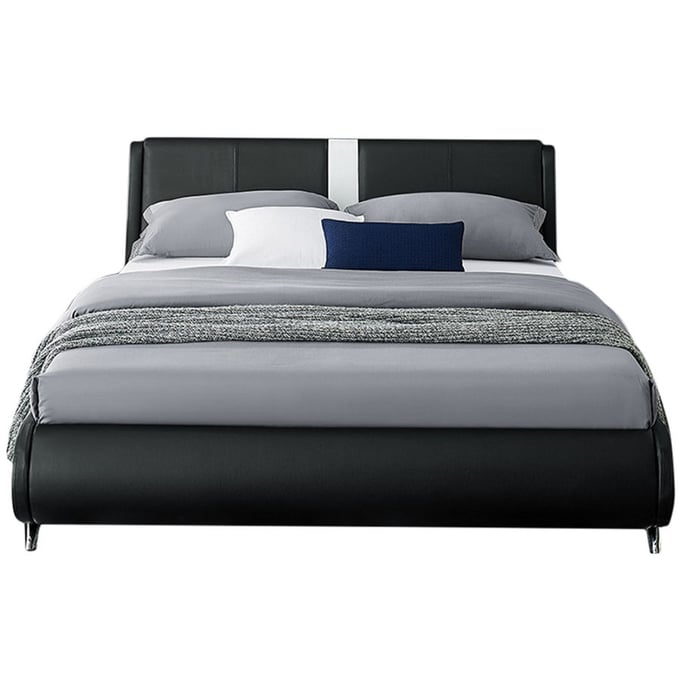 Camden Isle Carlton Black Queen Platform Bed CMDN-212332