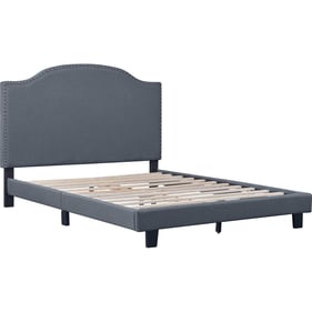 Camden Isle Madison Gray Queen Platform Bed