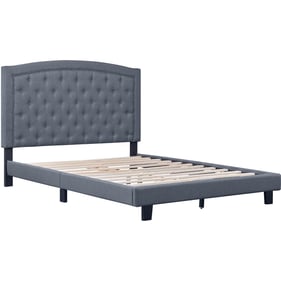 Camden Isle Carlisle Gray Queen Platform Bed