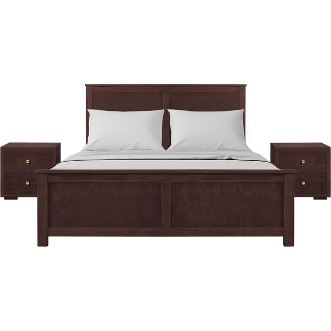 Camden Isle Winston Espresso 3pc Bedroom Set With Queen Platform Bed CMDN-317832