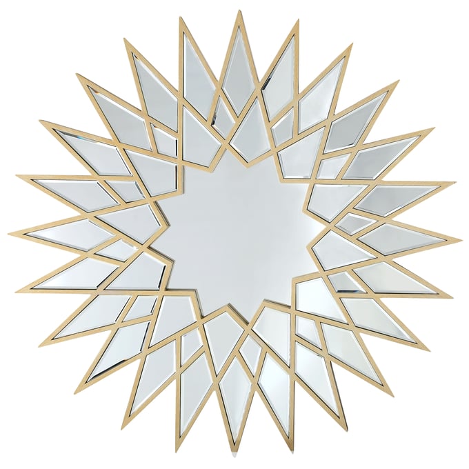 Camden Isle Evening Gold Star Mirror CMDN-86318