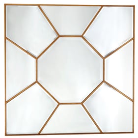 Camden Isle Gold Sunflower Mirror