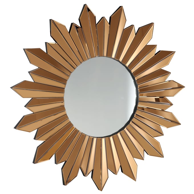 Camden Isle Gold Golden Sun Mirror CMDN-86322