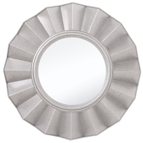 Camden Isle Silver Accordion Mirror