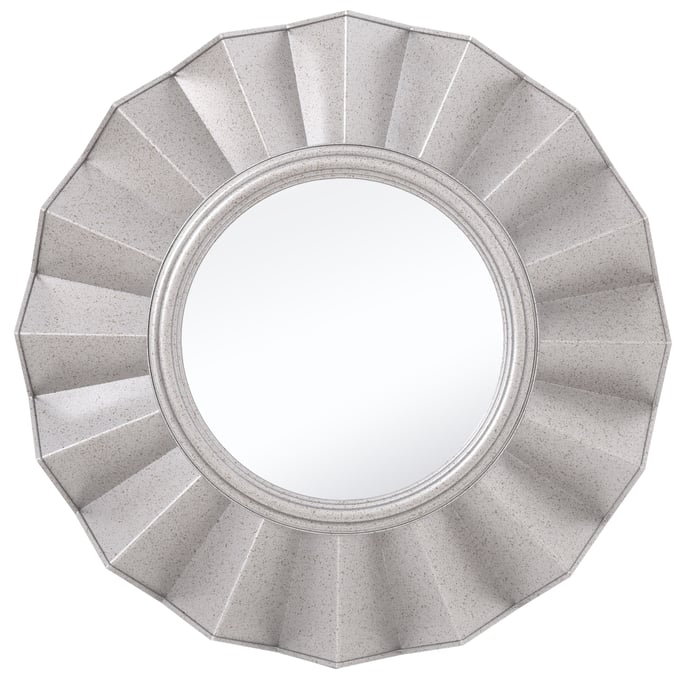 Camden Isle Silver Accordion Mirror CMDN-86323