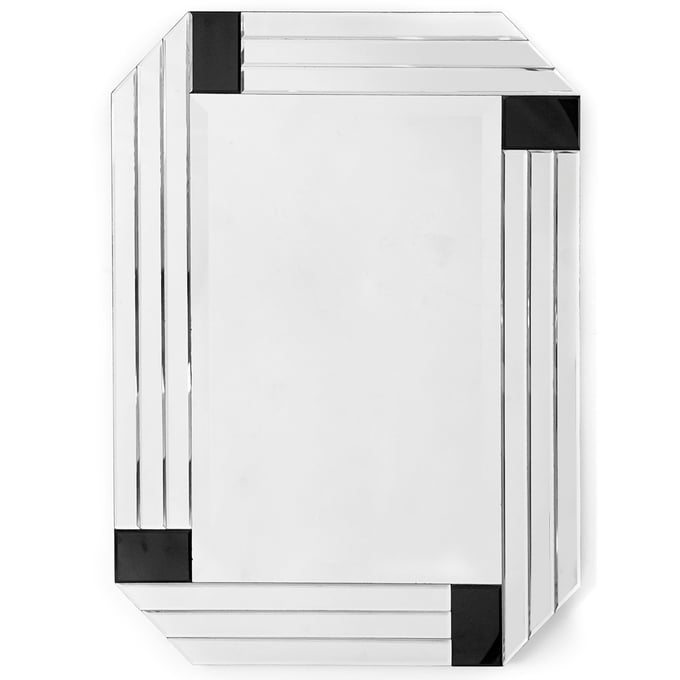 Camden Isle Black Corner Pocket Mirror CMDN-86331