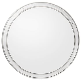 Camden Isle Silver Simple Lines Mirror