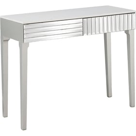 Camden Isle Carla Antique Silver Console Table