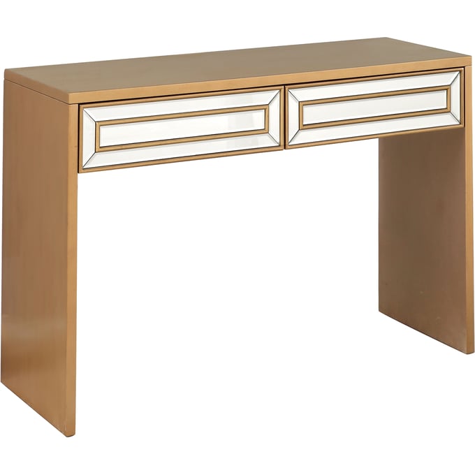 Camden Isle Virginia Antique Gold Console Table CMDN-86460