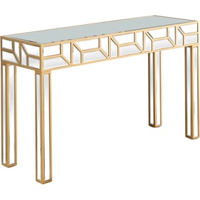 Camden Isle Cassandra Gold Console Table