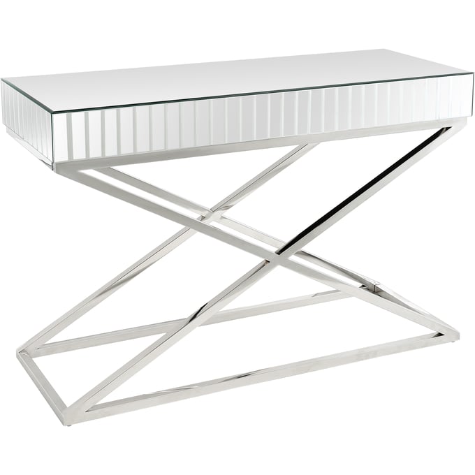 Camden Isle Kinney Silver Console Table CMDN-86530