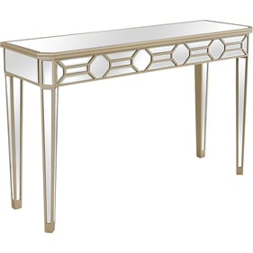 Camden Isle Lilian Champagne Console Table