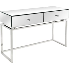 Camden Isle Addison Silver Console Table