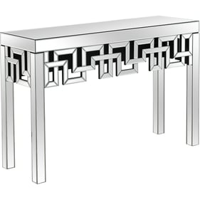 Camden Isle Atlas Clear Console Table