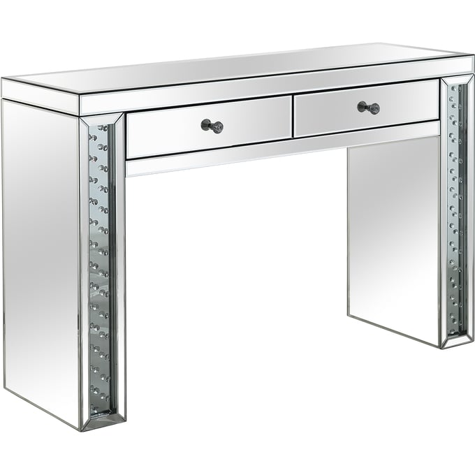 Camden Isle Diana Clear Console Table CMDN-86601